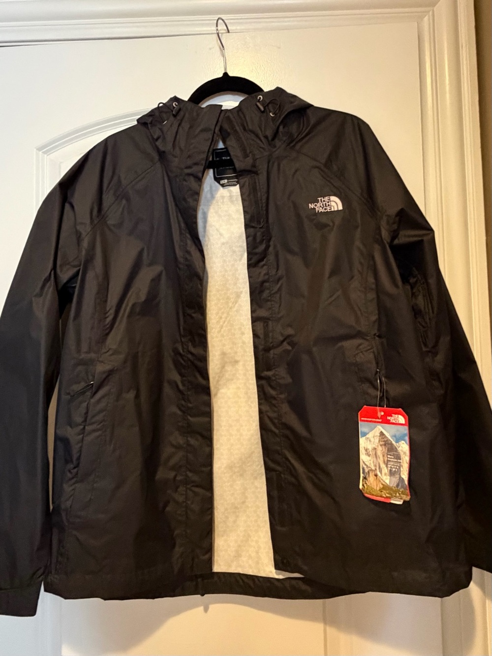 The North Face Black Lightweight Waterproof Jacket